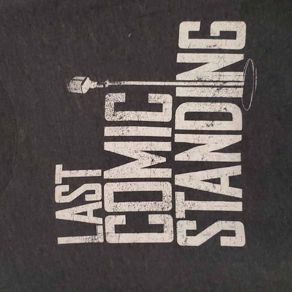 'Last Comic Standing' Season 9 promo tee gray short sleeve Lg. - Picture 2 of 5